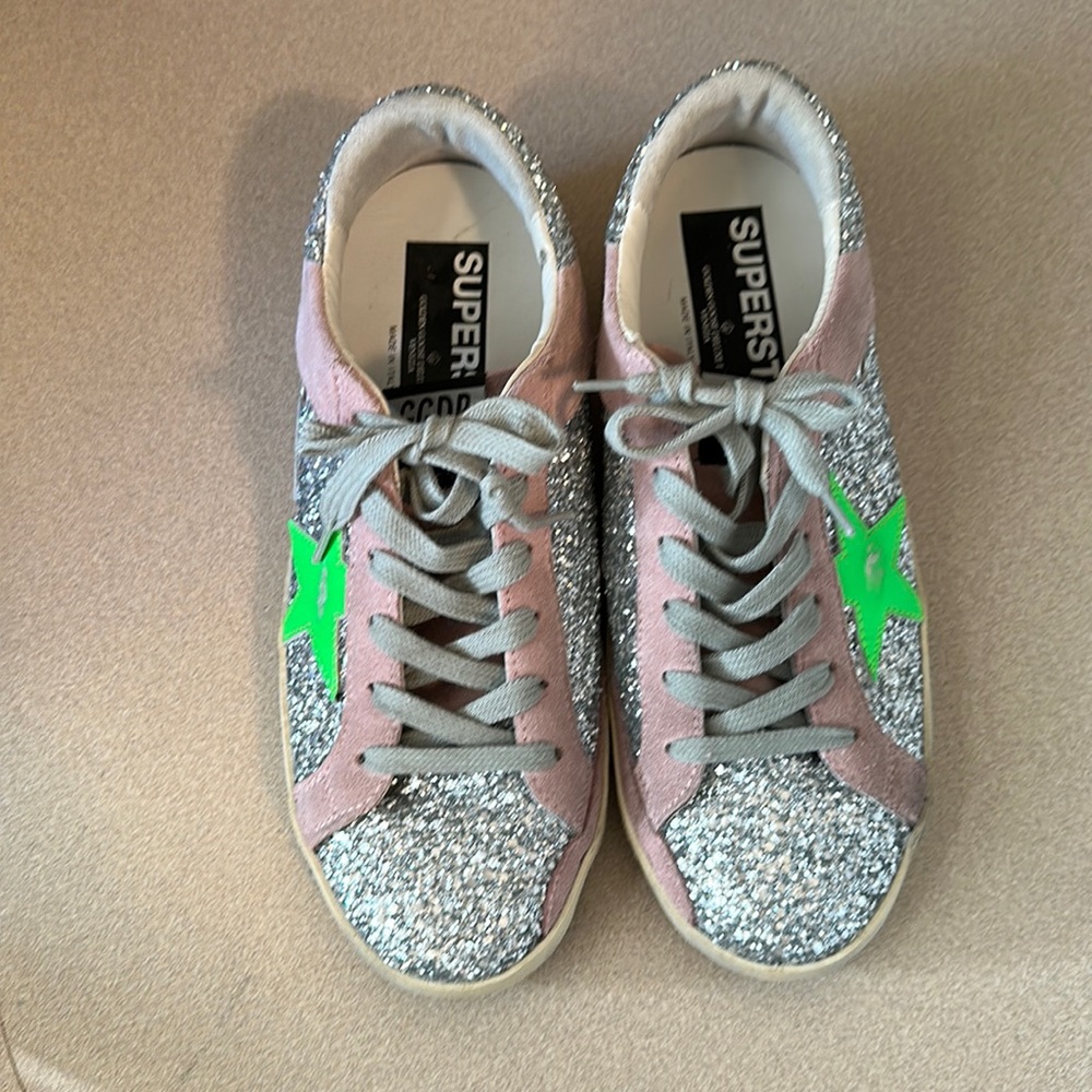 Golden Goose Superstar glitter
